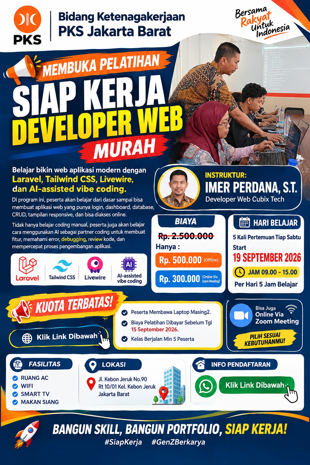 Pelatihan Siap Kerja Developer Web